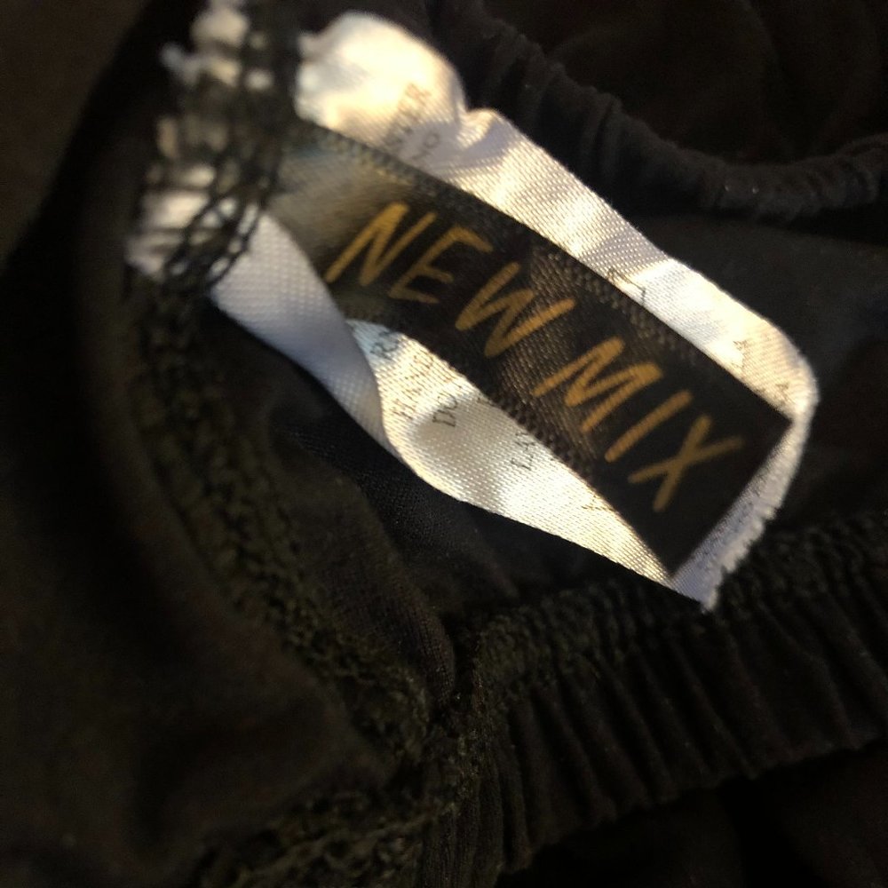 Black New Mix light weight leggings